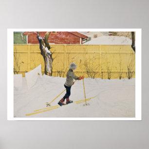Poster Le skieur, c.1909