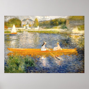 Poster Le Skiff de Pierre-Auguste Renoir - Impressionnist