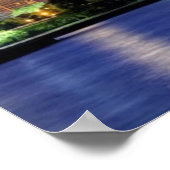 Poster Le skyline de Chicago du Planétarium Adler (Coin)