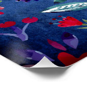 Poster Le Smart Fox dans le jardin des fleurs (Coin)