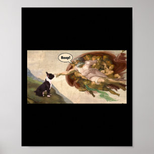 Poster Le Snoot De French Bulldog Frenchie Bull Dog Meme