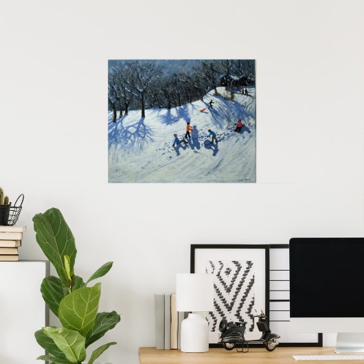 Poster Le Snowman (Bureau à domicile)