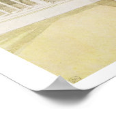 Poster Le soir avant le voyage en Angleterre - Etudier (Coin)