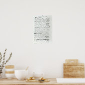 Poster Le Soir d'un Jour de Marche' (Cuisine)