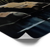 Poster Le soir paisible du village de pêcheurs (Coin)