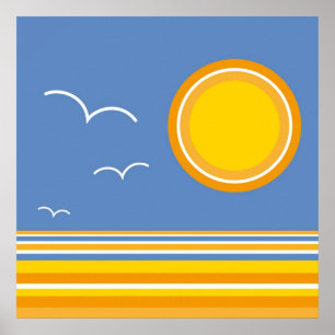Poster le soleil