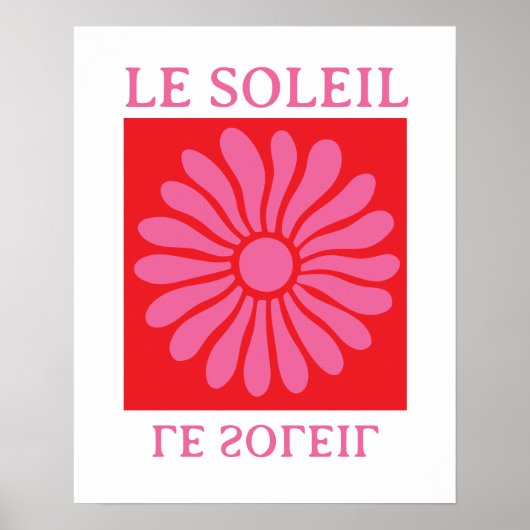 Poster Le soleil (Devant)
