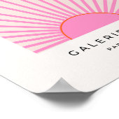 Poster Le Soleil 01 Soleil rose (Coin)