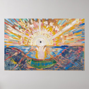 Poster Le Soleil 1912 Edvard Munch