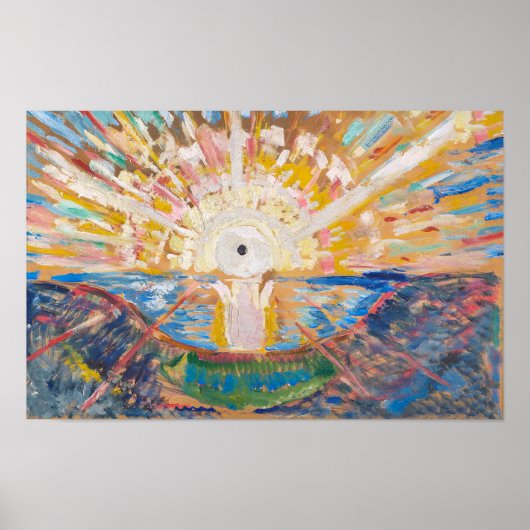 Poster Le Soleil 1912 | Edvard Munch | (Devant)