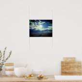 Poster Le soleil au-dessus de la prairie (Cuisine)