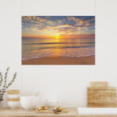 Poster Le soleil du matin en bord de mer (Cuisine)