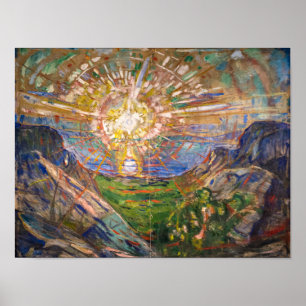 Poster Le Soleil   Edvard Munch  