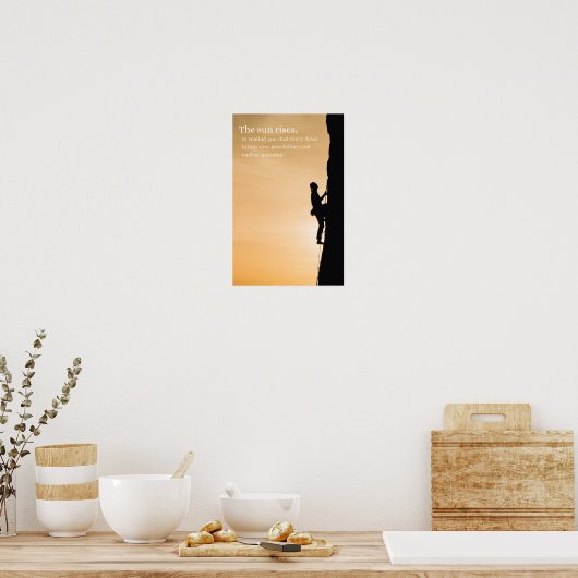 Poster Le soleil se lève (Cuisine)