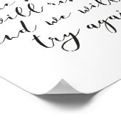 Poster Le soleil se lèvera et nous réessaierons (Coin)