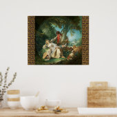 Poster Le sommeil interrompu par François Boucher (Cuisine)