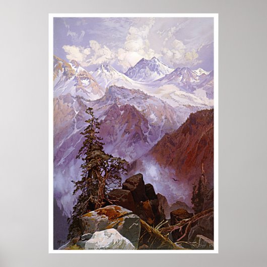 Poster Le Sommet des Sierras (Devant)
