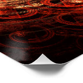 Poster Le son de la musique Art Abstrait (Coin)