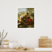 Poster Le Sonnet, 1839 (huile sur panneau) (Cuisine)