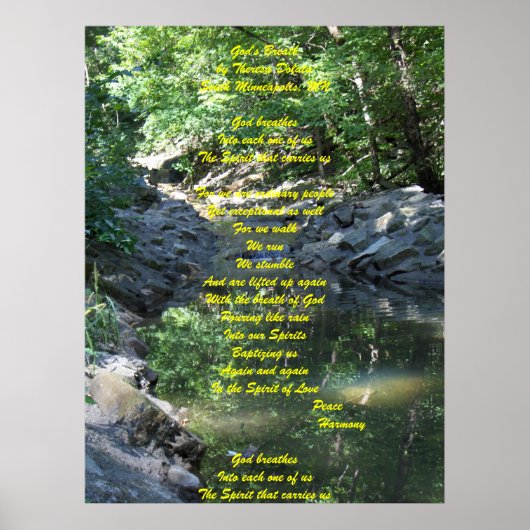 Poster Le souffle de Dieu (Devant)