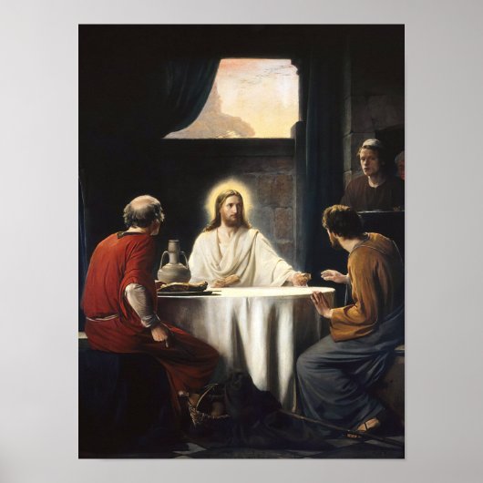 Poster Le souper à Emmaüs (Devant)