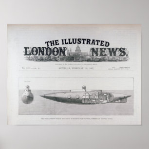 Poster Le sous-marin en voie de disparition et de naufrag