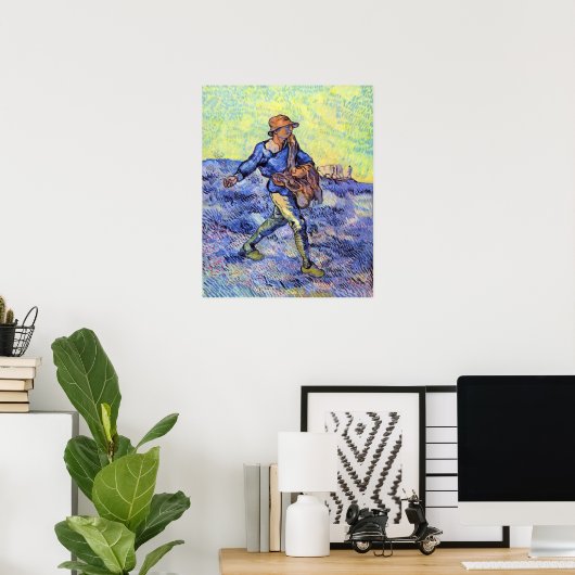 Poster Le Sower 1 par Vincent van Gogh (Bureau à domicile)