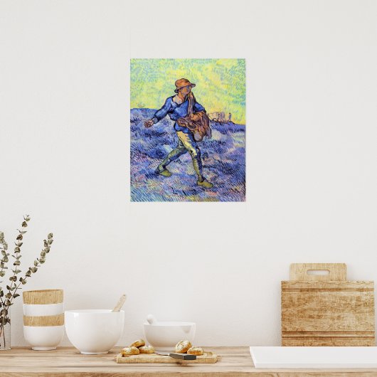Poster Le Sower 1 par Vincent van Gogh (Cuisine)
