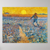 Poster Le Sower, Van Gogh (Devant)