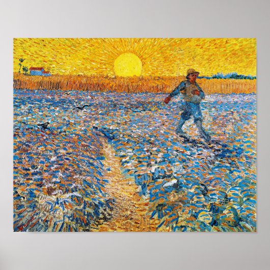 Poster Le Sower, Van Gogh (Devant)