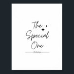 Poster Le spécial<br><div class="desc">Conception de la phrase "The Special One".</div>