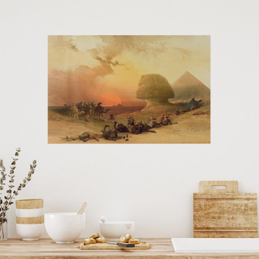 Poster Le Sphinx à Giza (Cuisine)