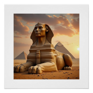 Poster Le Sphinx de Gizeh – Gardien des Pyramides