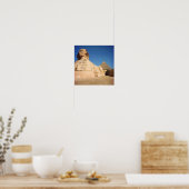 Poster Le Sphinx et la Pyramide de Khafre, Gizeh (Cuisine)