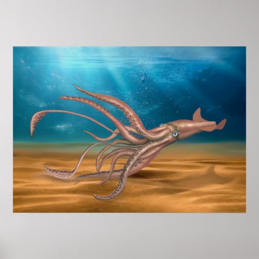 POSTER LE SQUIDE GÉANT (Devant)