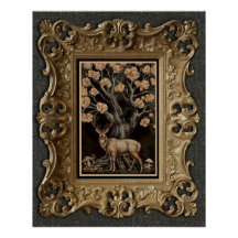 Le stade et l'arbre Magnolia Semi-brillant Impress