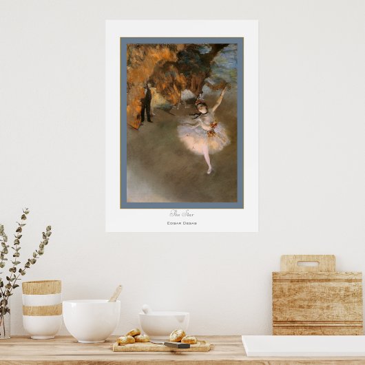 Poster Le Star~ Edgar Degas (Cuisine)