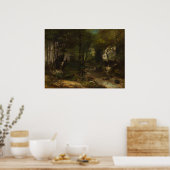Poster Le Stream - Gustave Courbet Art (Cuisine)