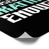 Poster Le stress est causé par un manque de patin à roule (Coin)