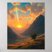 Poster Le Style Anime De L'Heure D'Or (Devant)