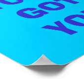 Poster Le style n'est pas quelque chose que vous apprenez (Coin)