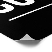 Poster Le Succès Est 100% Café - Drôle Motivationnel (Coin)