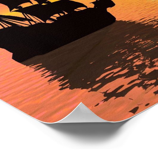 Poster Le succès est un voyage, pas une destination. Post (Coin)