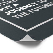 Poster Le succès est une citation motivationnelle (Coin)