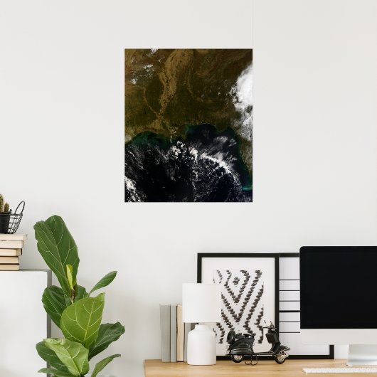 Poster Le sud-est des États-Unis (Bureau à domicile)