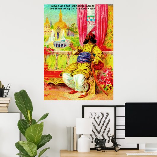 Poster Le sultan (Bureau à domicile)