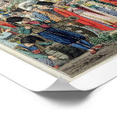 Poster Le sultan turc révisant ses Janissaires (engr (Coin)