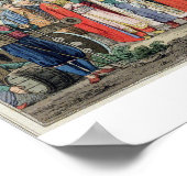 Poster Le sultan turc révisant ses Janissaires (engr (Coin)