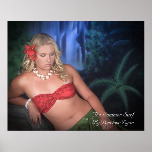 Poster "Le Surf d'été" (Devant)