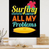 Poster Le surf sont mes problèmes (Cuisine)